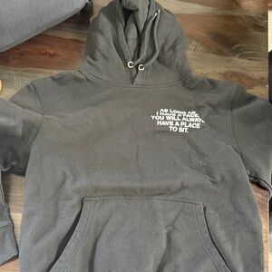 Black Hoodie with funny text